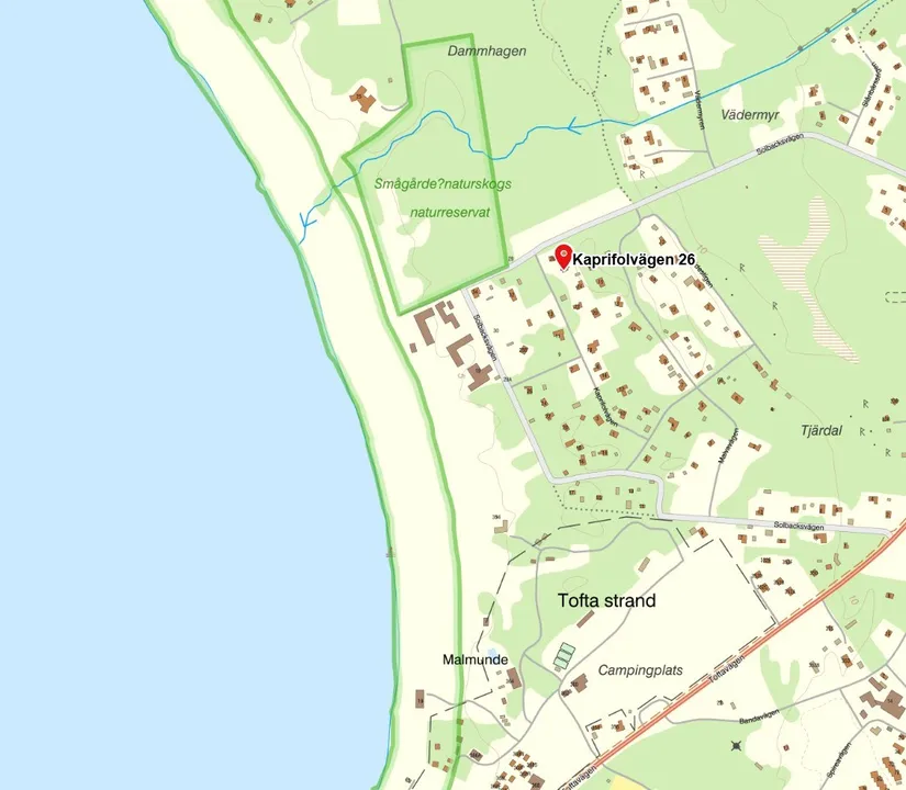 Fritidshus, Kaprifolvägen 26, Tofta  - Västra Gotland, Gotland