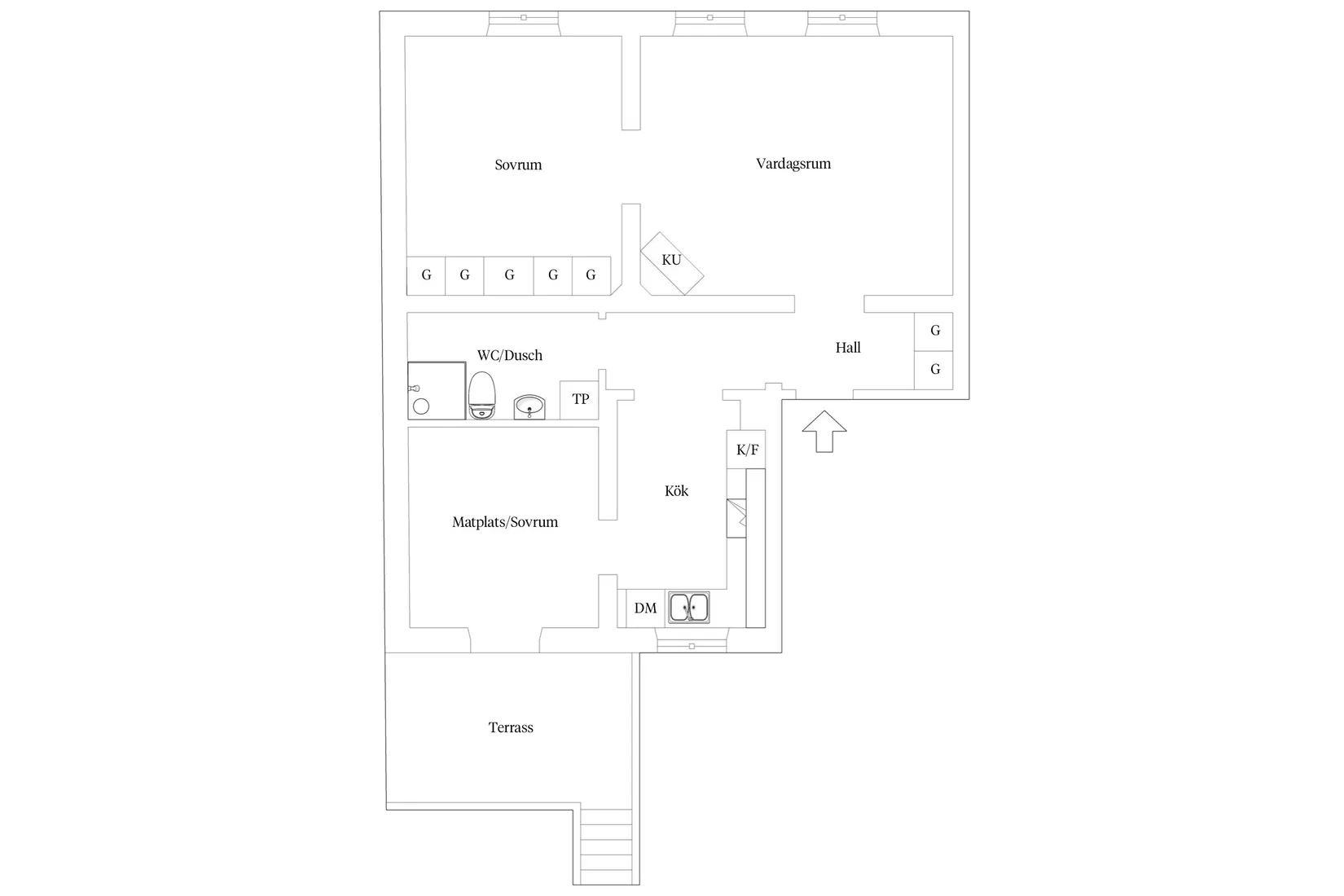 Bostadsrätt, Sladdergatan 9, Centrala Ystad, Ystad