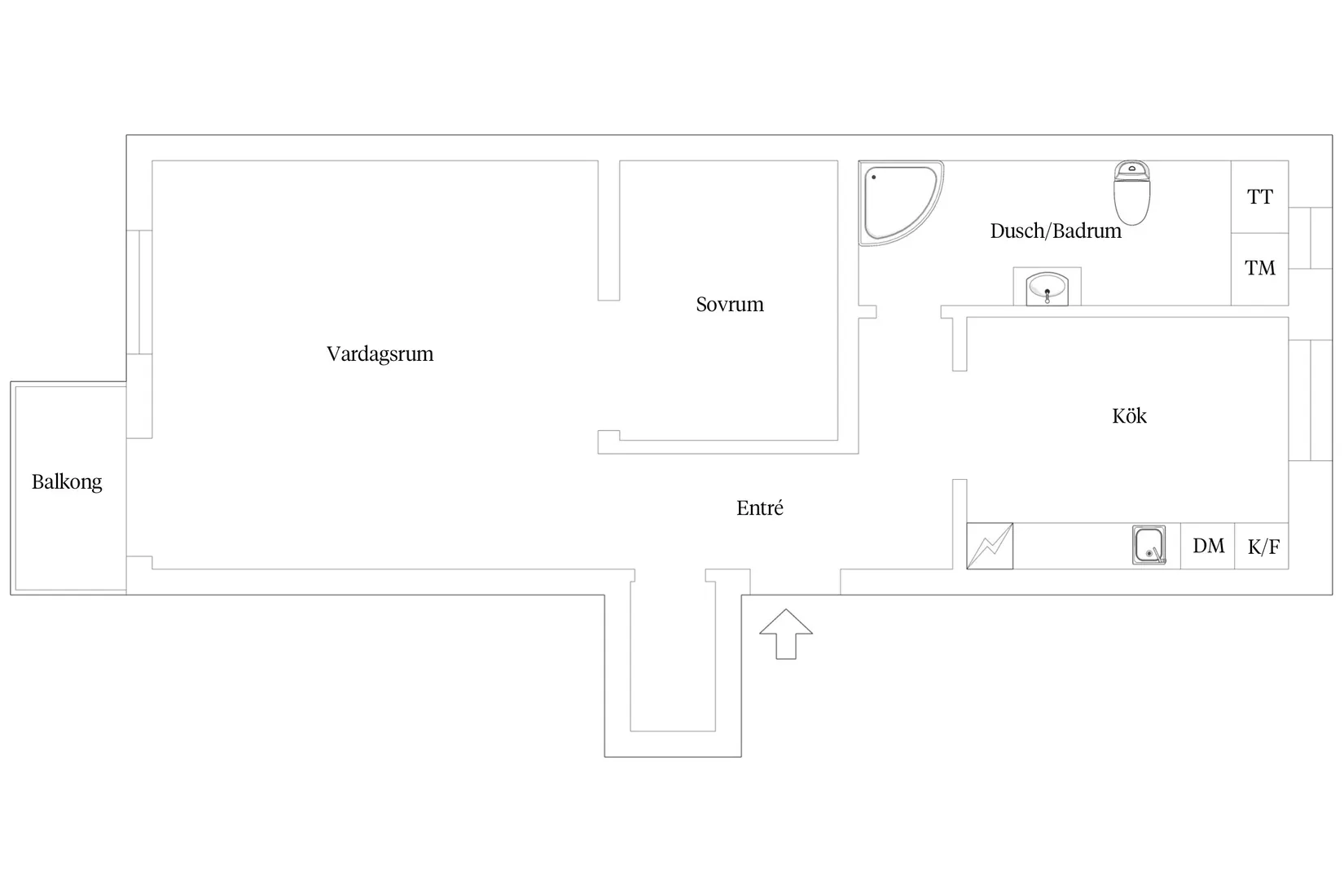 Bostadsrätt, Karl X Gustavs gata 30, Tågaborg, Helsingborg