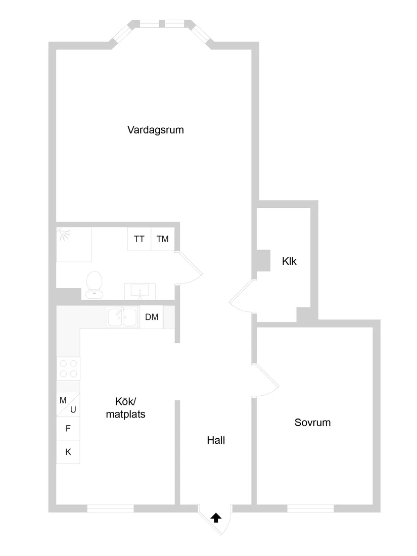 Bostadsrätt, Sandgatan 22A, Centralt/Norrtull, Norrköping