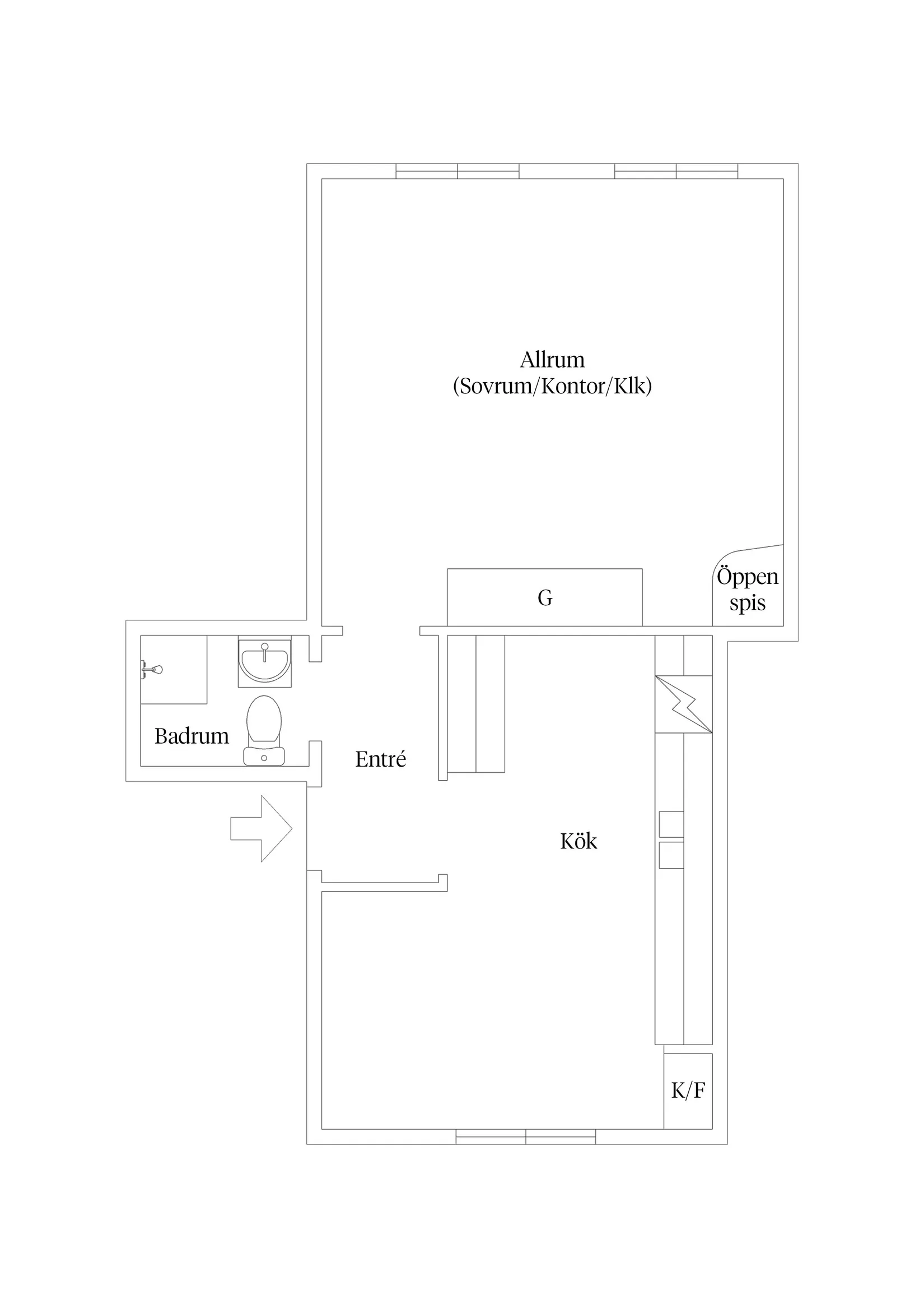Bostadsrätt, Sörbygatan 70A, Söder, Gävle