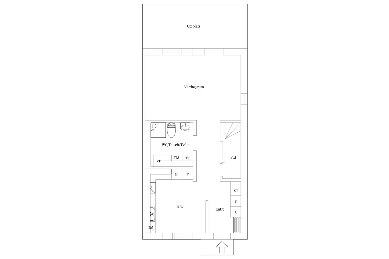 Bostadsrätt, Radhus, Prästgårdsgatan 13 B, Herrljunga