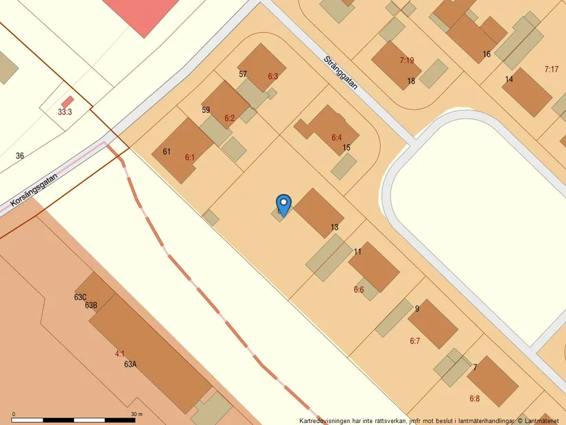 Villa, Stränggatan 13, Korsängen, Enköping