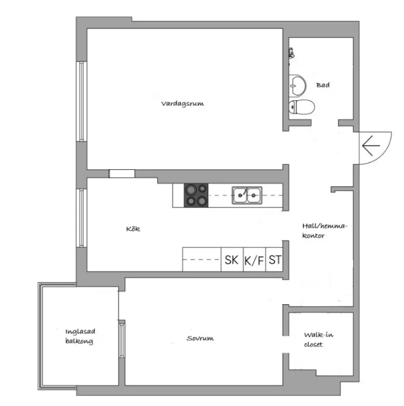 Bostadsrätt, Gitarrgatan 3, Ruddalen, Göteborg