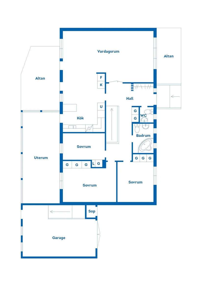 Villa, Borglindsvägen 43, Svärdsjö, Falun