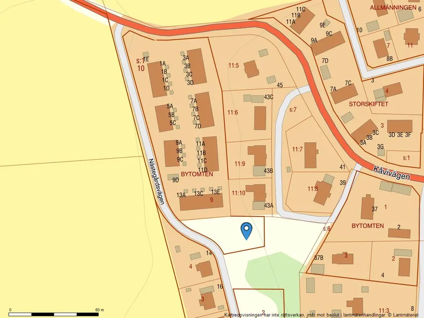 Tomt, Nästegårdsvägen, Lillån, Örebro