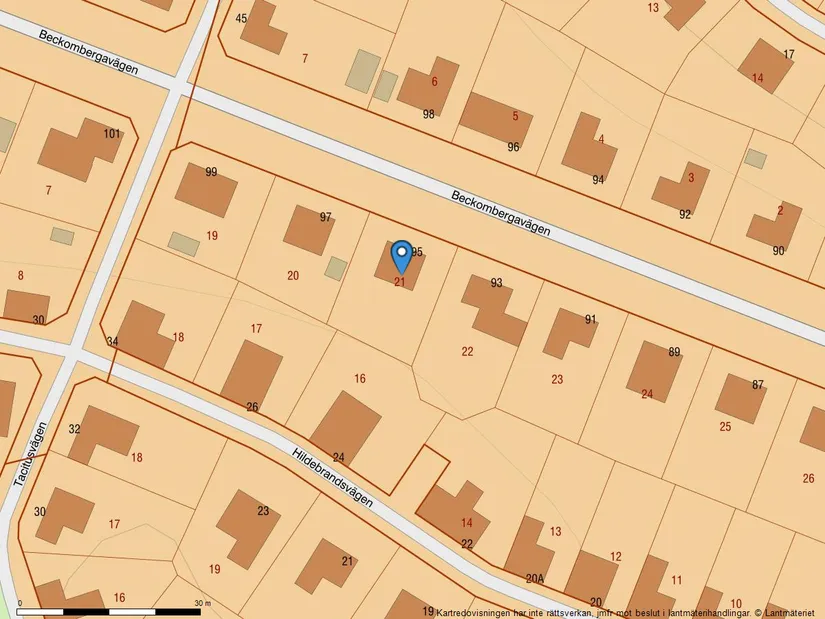 Villa, Beckombergavägen 95, Bromma / Norra Ängby, Stockholm