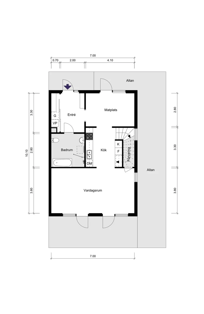 Bostadsrätt, Radhus, Åbroddsvägen 5H, Kummelnäs, Nacka