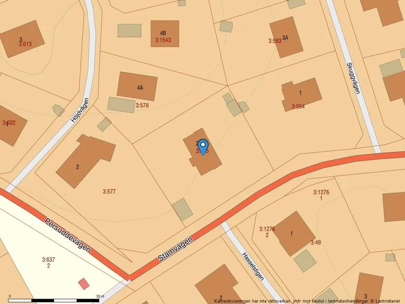 Villa, Stamvägen 20, Fornudden-Persudde, Tyresö