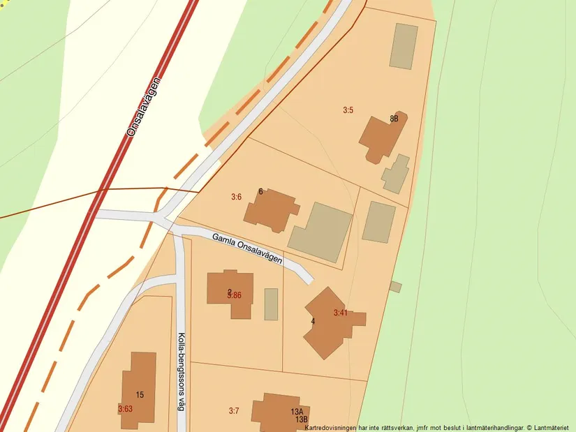 Villa, Gamla Onsalavägen 6, Kolla Parkstad, Kungsbacka