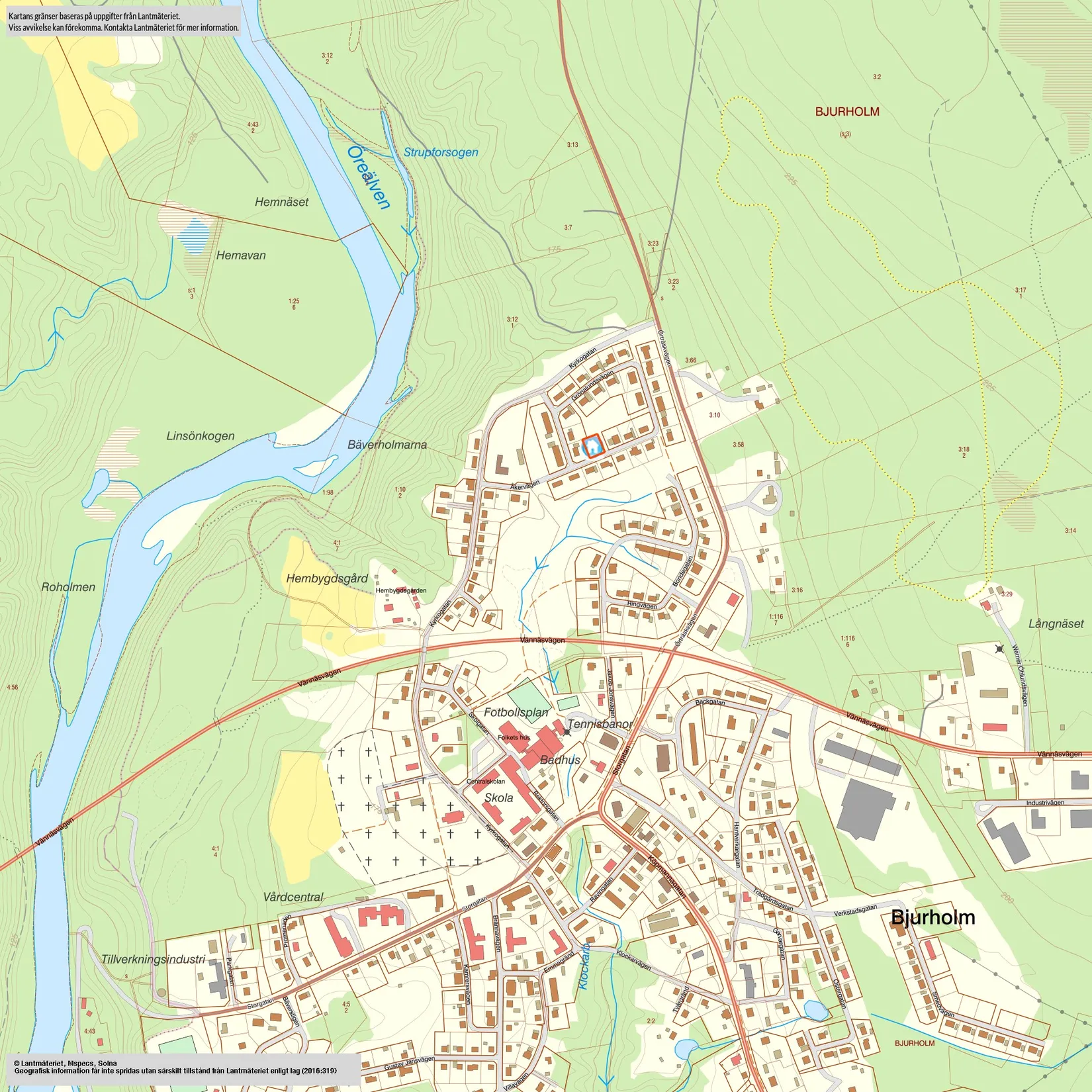 Villa, Åkervägen 1, Bjurholm