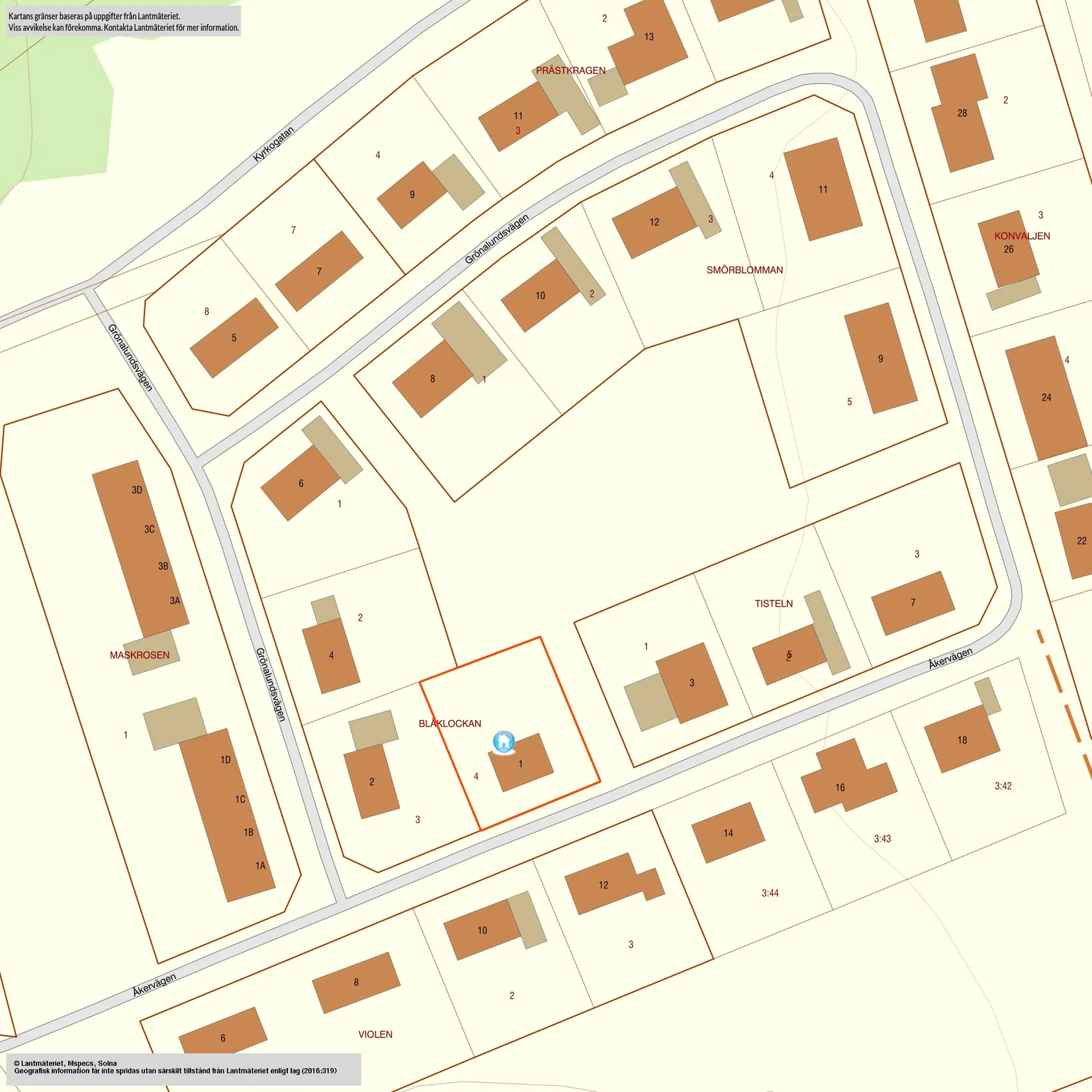 Villa, Åkervägen 1, Bjurholm