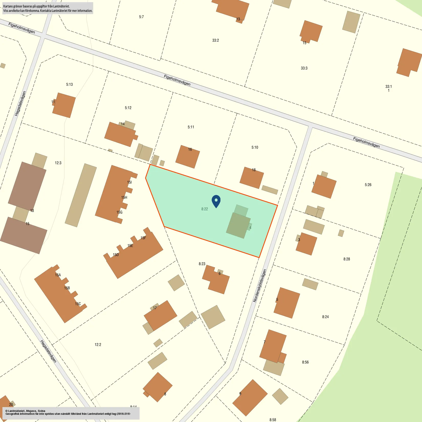 Villa, Nordenskjöldsvägen 4, Fårbo, Oskarshamn