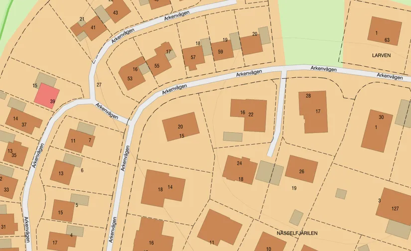 Villa, Arkenvägen 20, Skarpäng, Täby