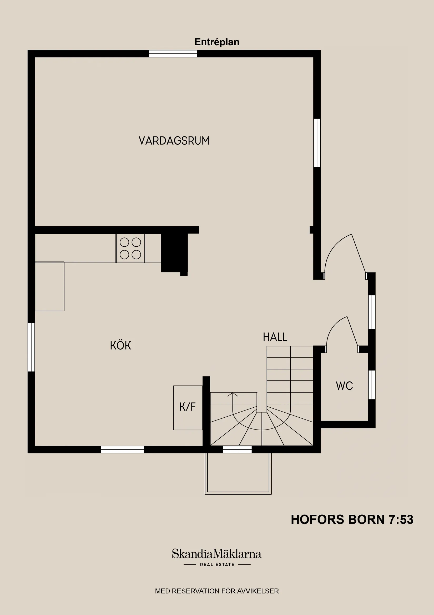 Villa, Kärrgatan 4, Born, Hofors