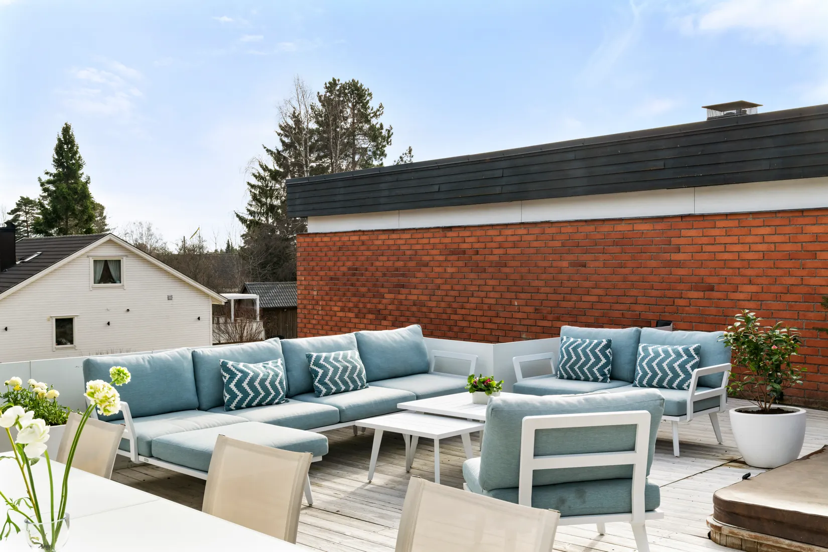 Villa, Radhus, Blockvägen 3, Vallabrink, Täby