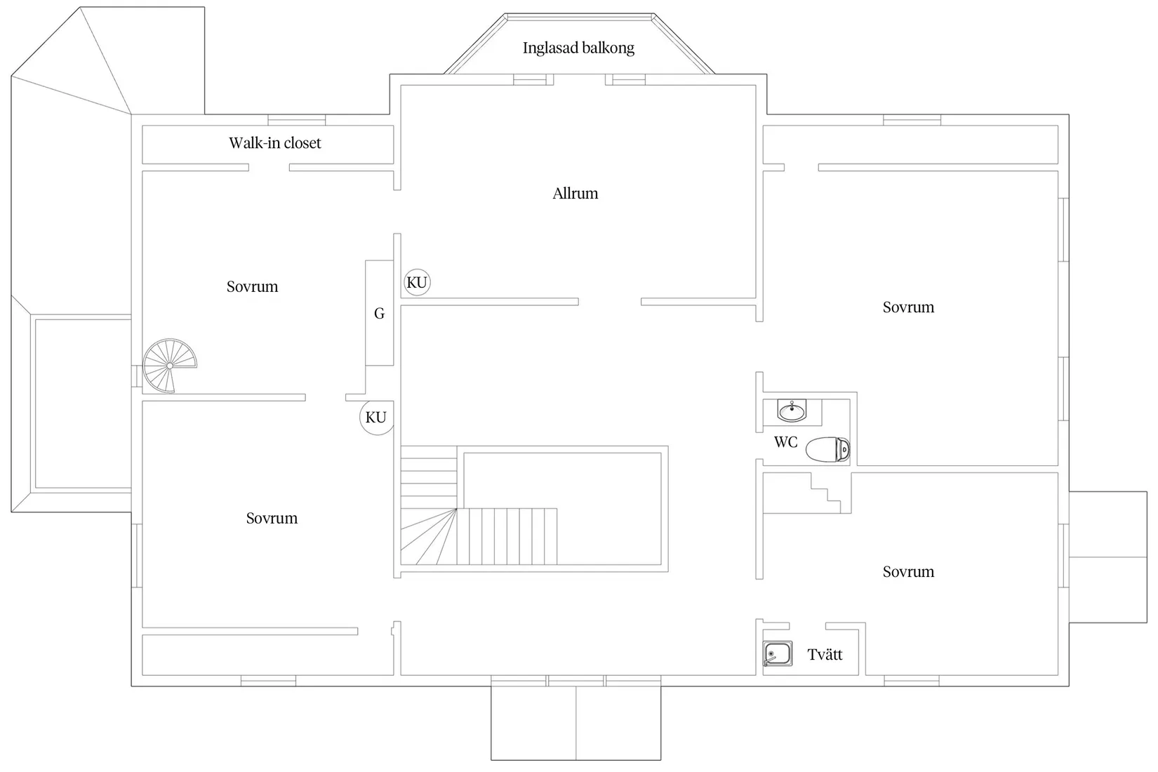 Villa, Karl Johans väg 1, Nälden, Krokom