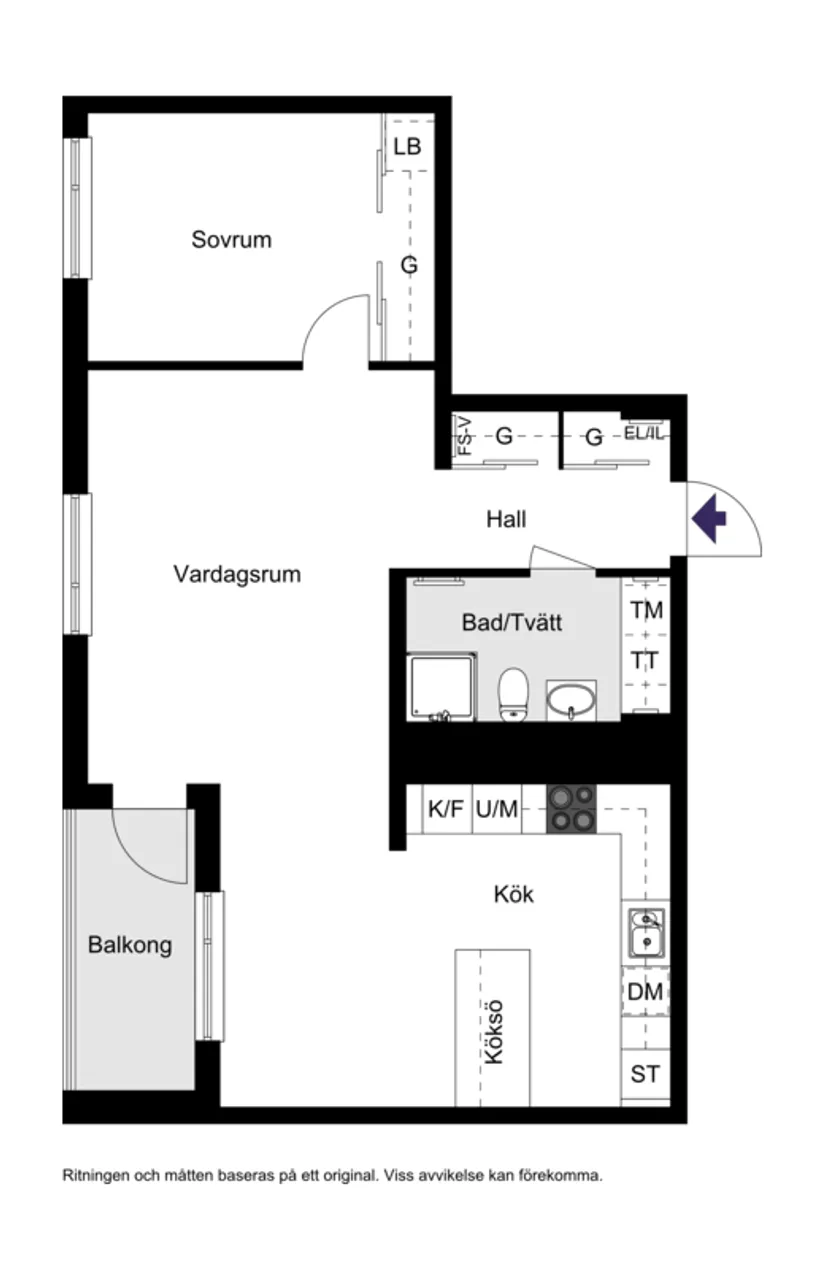 Bostadsrätt, Ekfatsgatan 1, 5 tr!, Liljeholmskajen, Stockholm