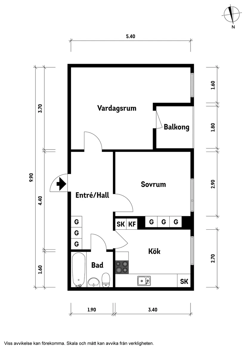 Bostadsrätt, Fasanvägen 5E, Perstorp