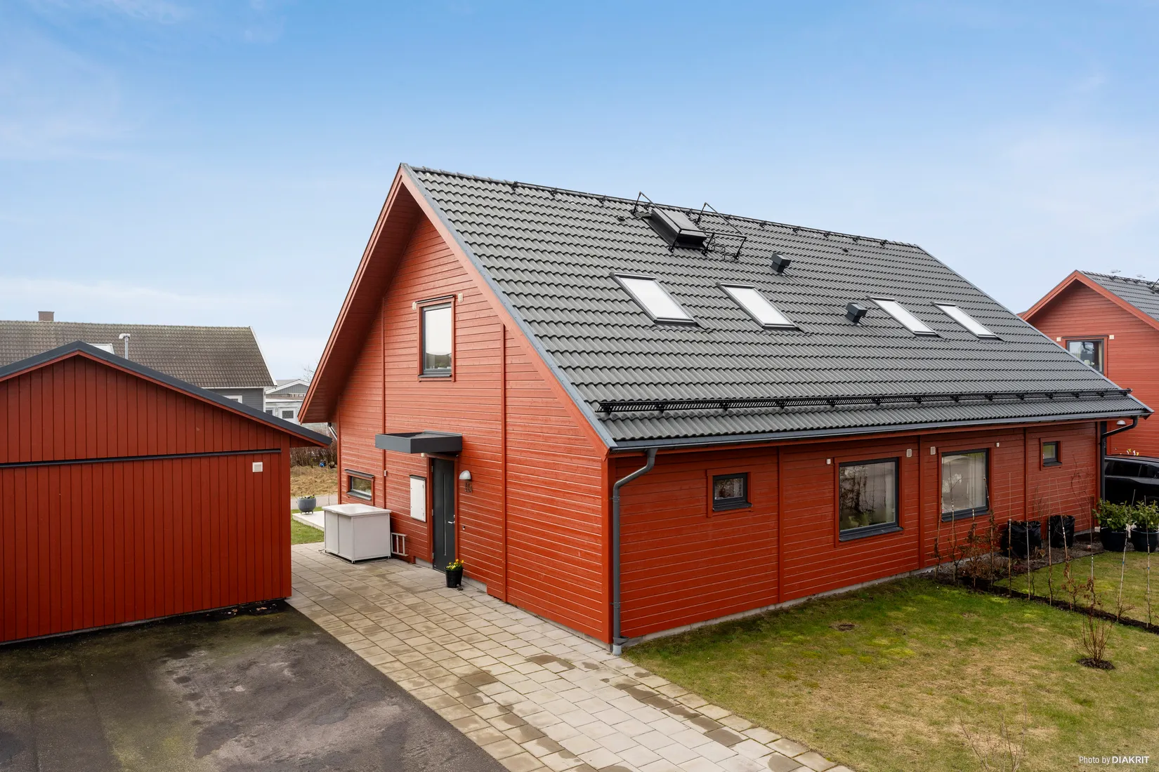 Radhus, Lia Nils väg 11A, Glommen, Falkenberg