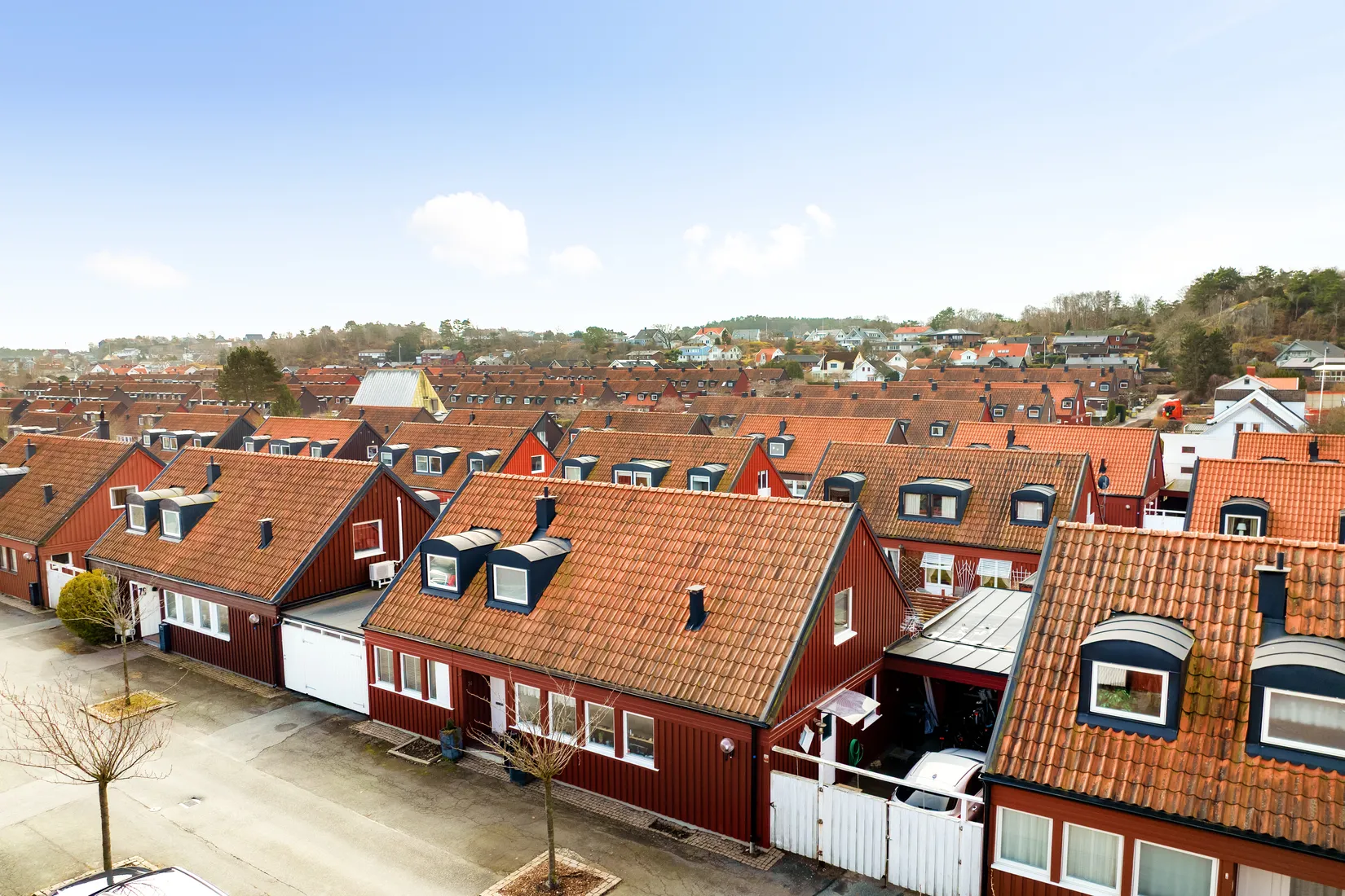 Villa, Radhus, Spektrumsgatan 74, Näset/Åkered, Göteborg