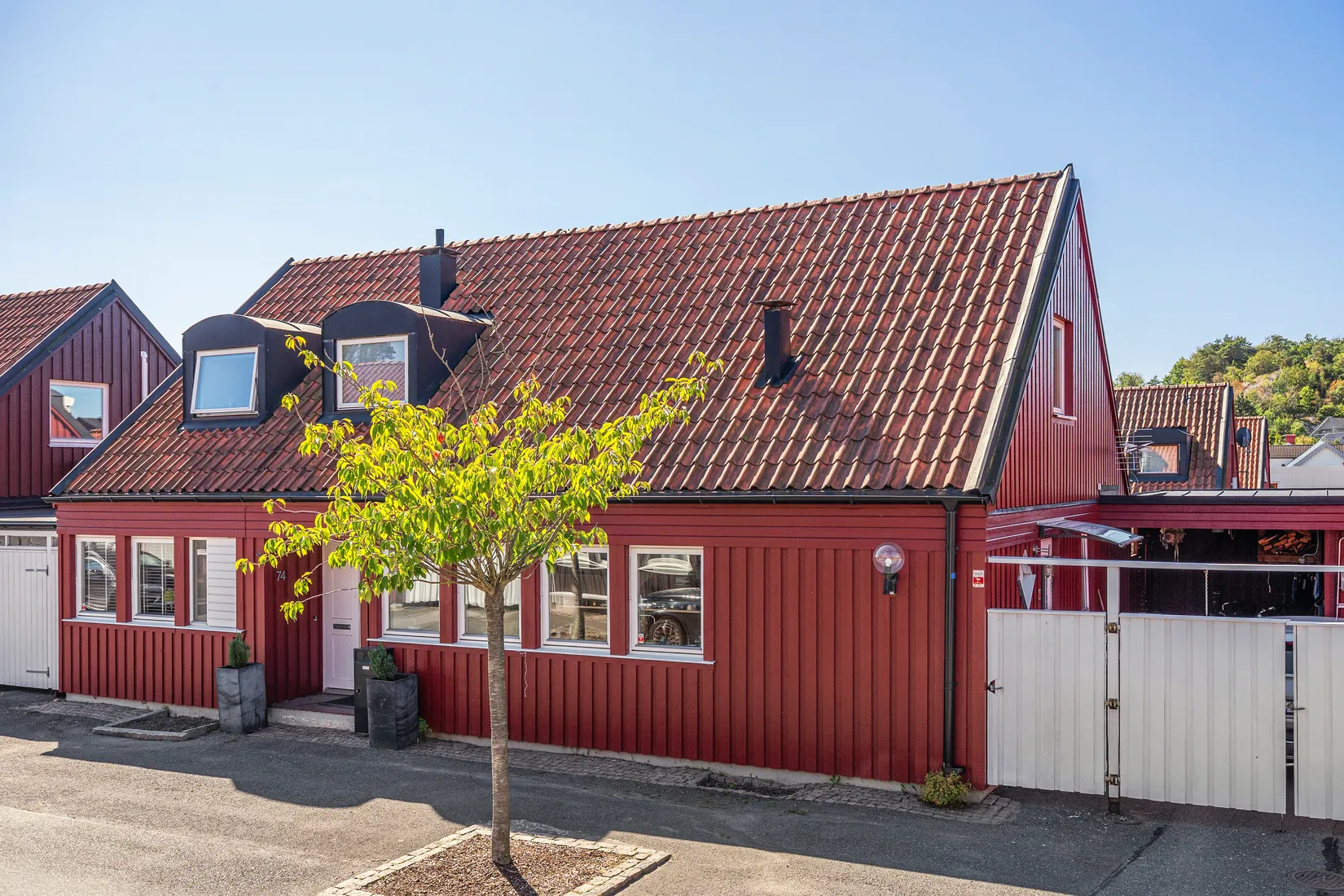 Radhus, Spektrumsgatan 74, Näset/Åkered, Göteborg