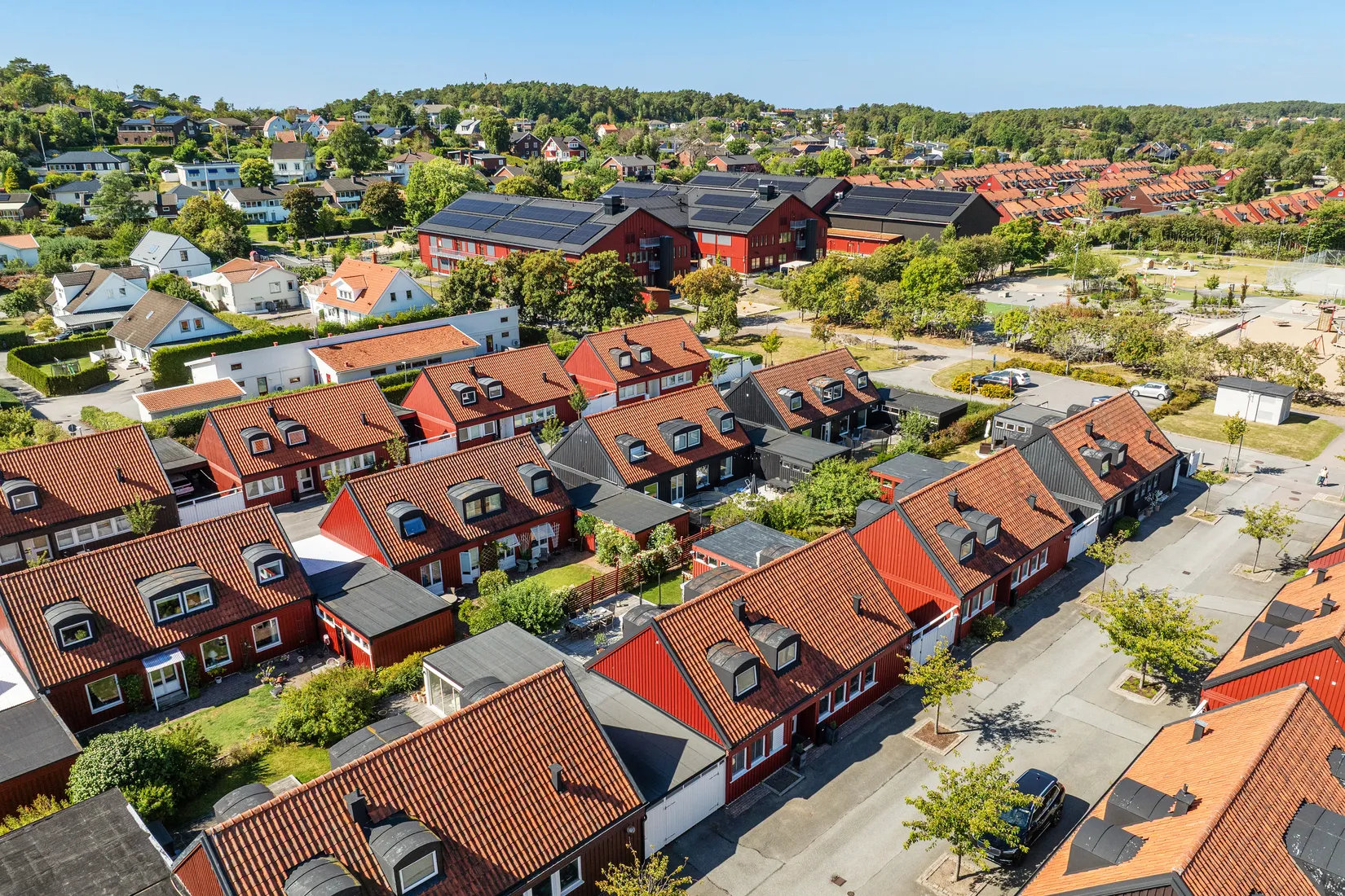 Radhus, Spektrumsgatan 74, Näset/Åkered, Göteborg