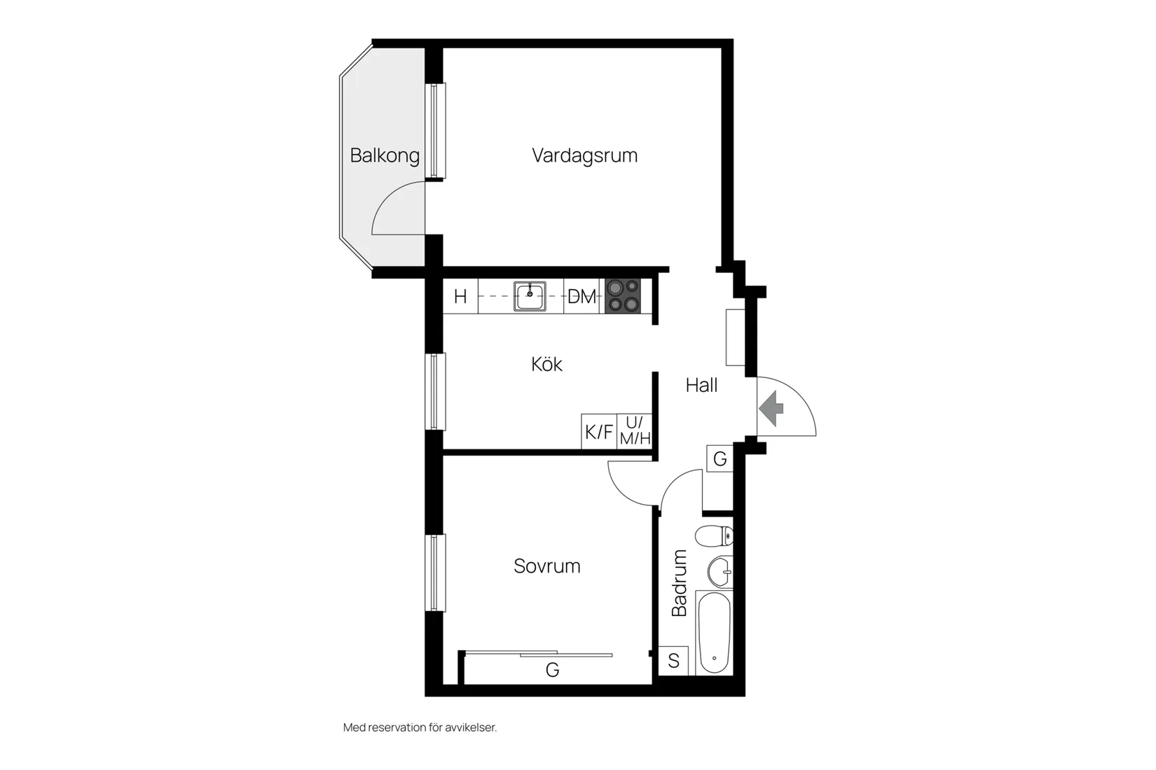 Bostadsrätt, Murargatan 30 C, Salabacke, Uppsala