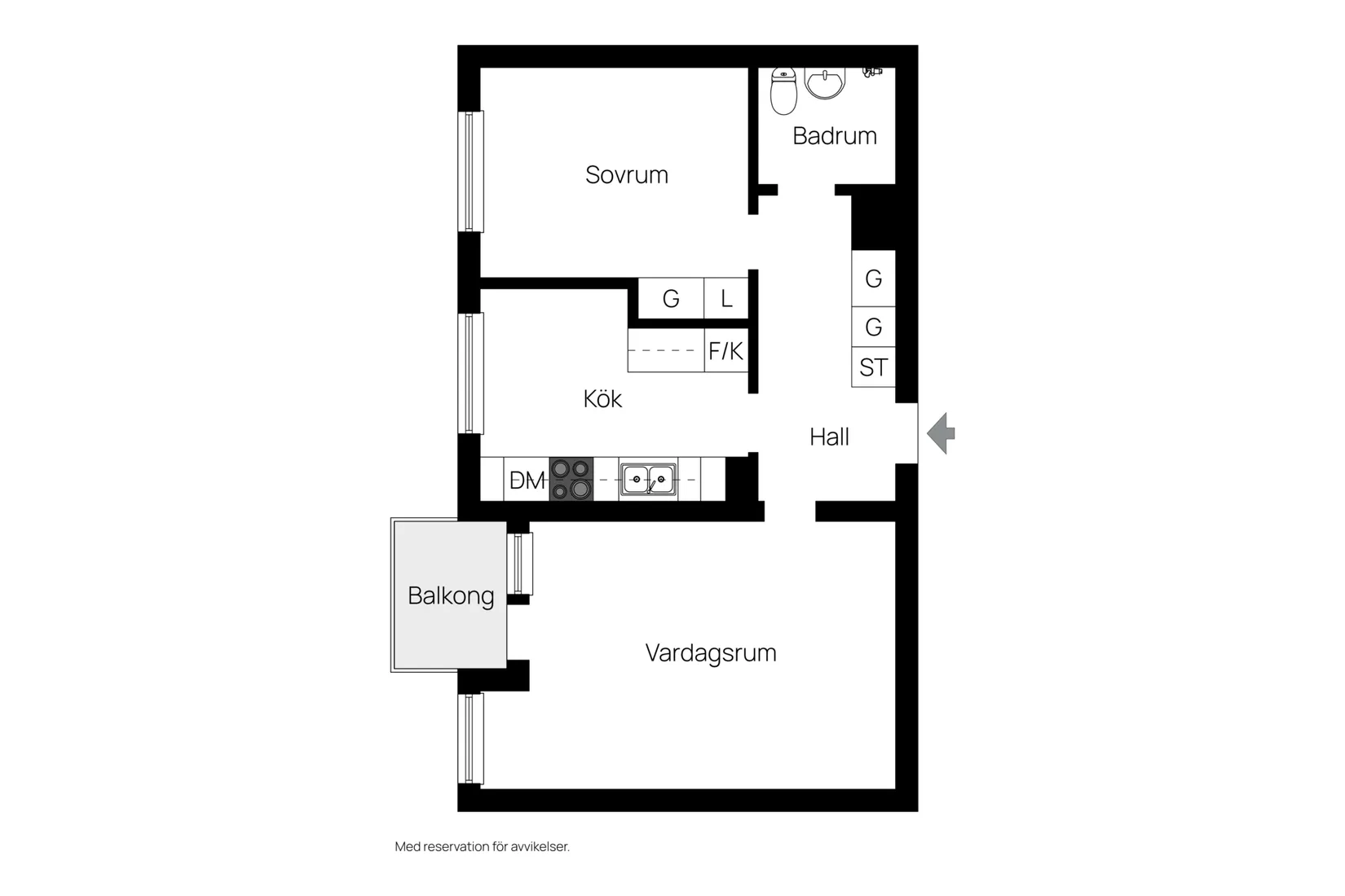 Bostadsrätt, Gröna gatan 9, Salabacke, Uppsala