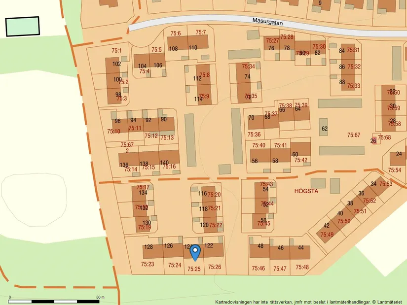 Villa, Radhus, Masurgatan 124, Bomhus, Gävle