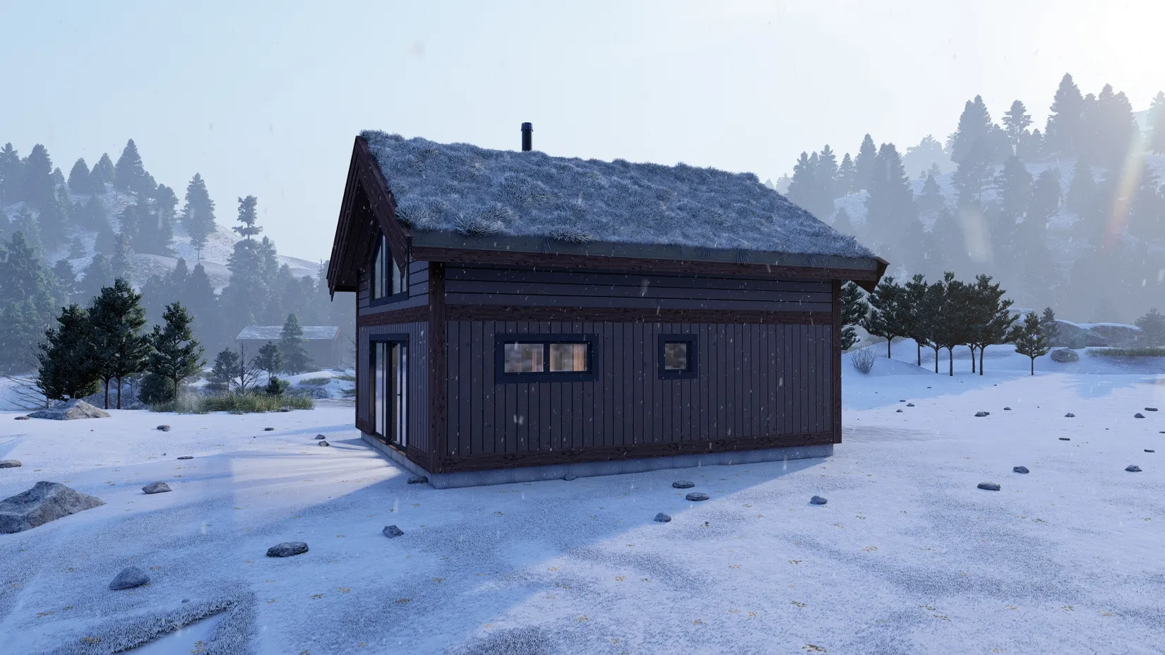 Fritidshus, Kari Schöls väg 7 med husmodell Klimpfjäll, Härjedalen