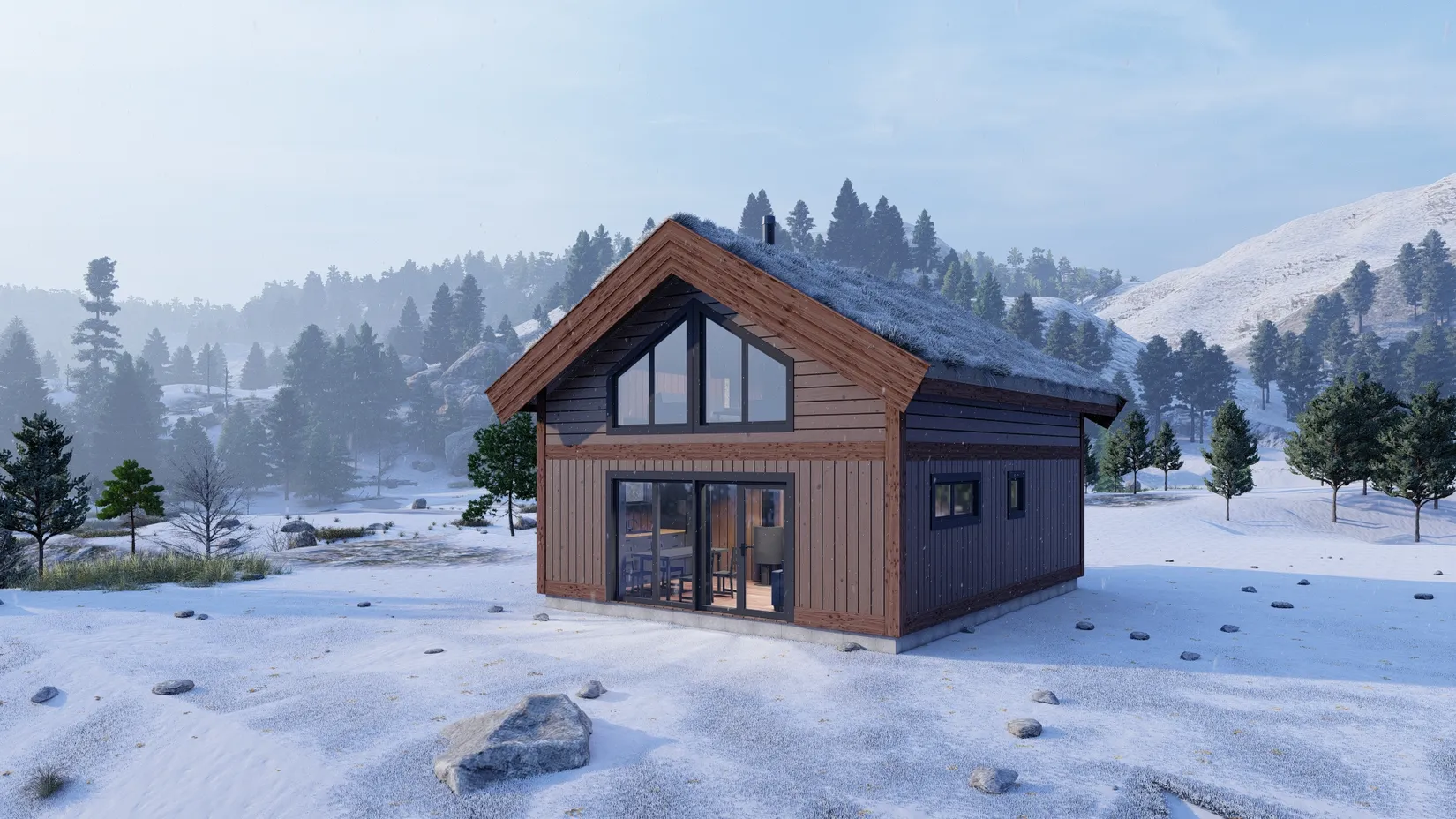 Fritidshus, Kari Schöls väg 7 med husmodell Klimpfjäll, Härjedalen
