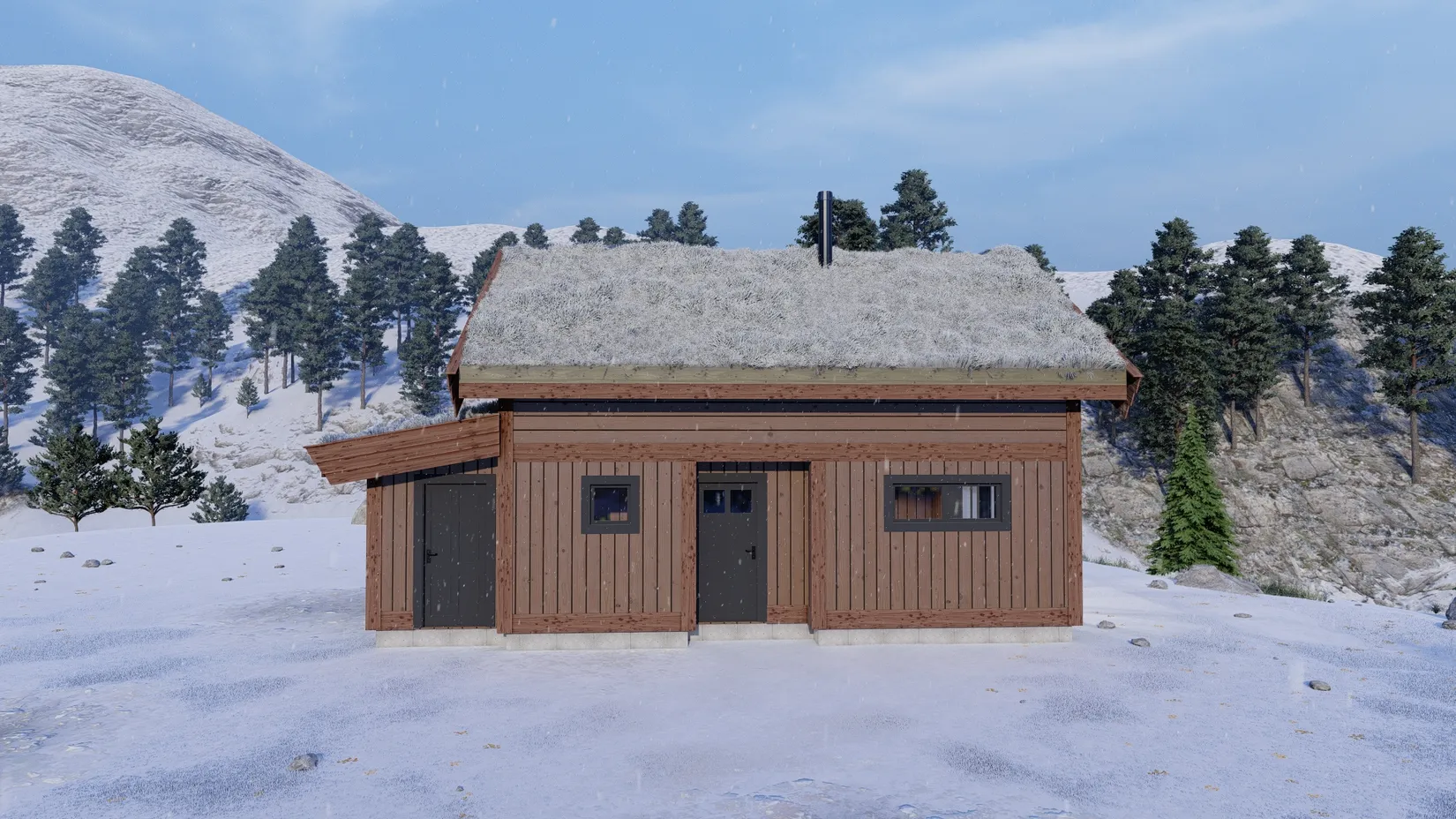 Fritidshus, Kari Schöls väg 7 med husmodell Klimpfjäll, Härjedalen