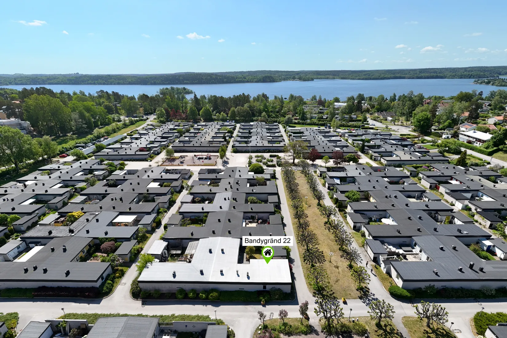 Villa, Radhus, Bandygränd 22, Ekerö Hummelvreten, Ekerö