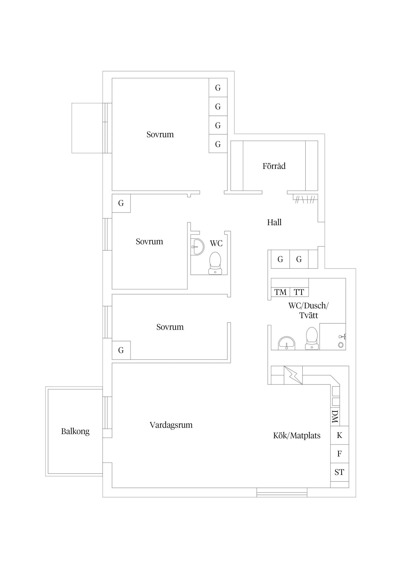 Bostadsrätt, Stamvägen 33, Djurängen, Kalmar