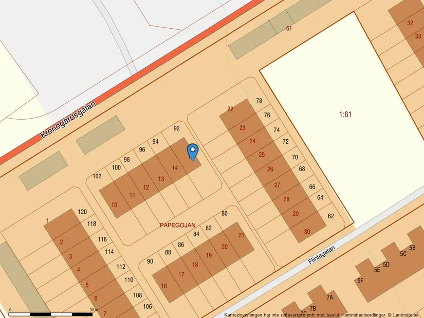 Villa, Radhus, Flintegatan 92, Mölndal - Brännås, Mölndal