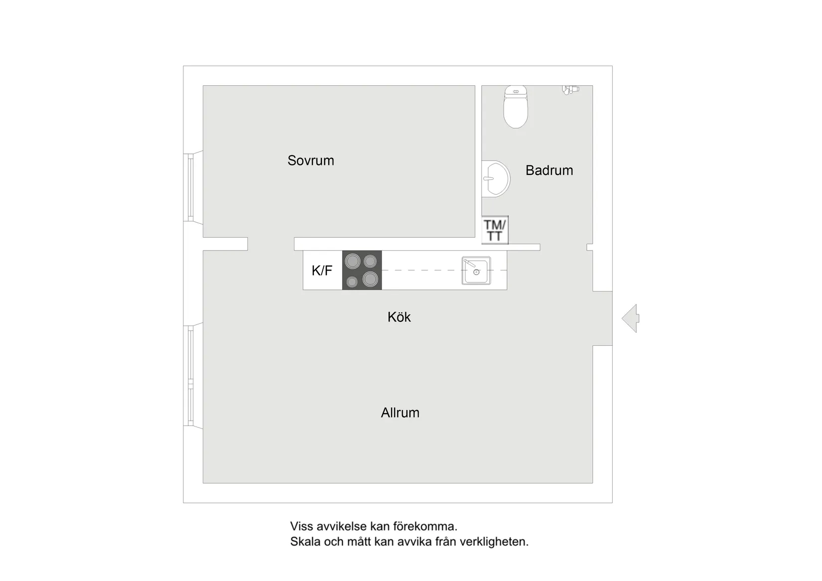 Bostadsrätt, Bjursätragatan 6, Rågsved, Stockholm