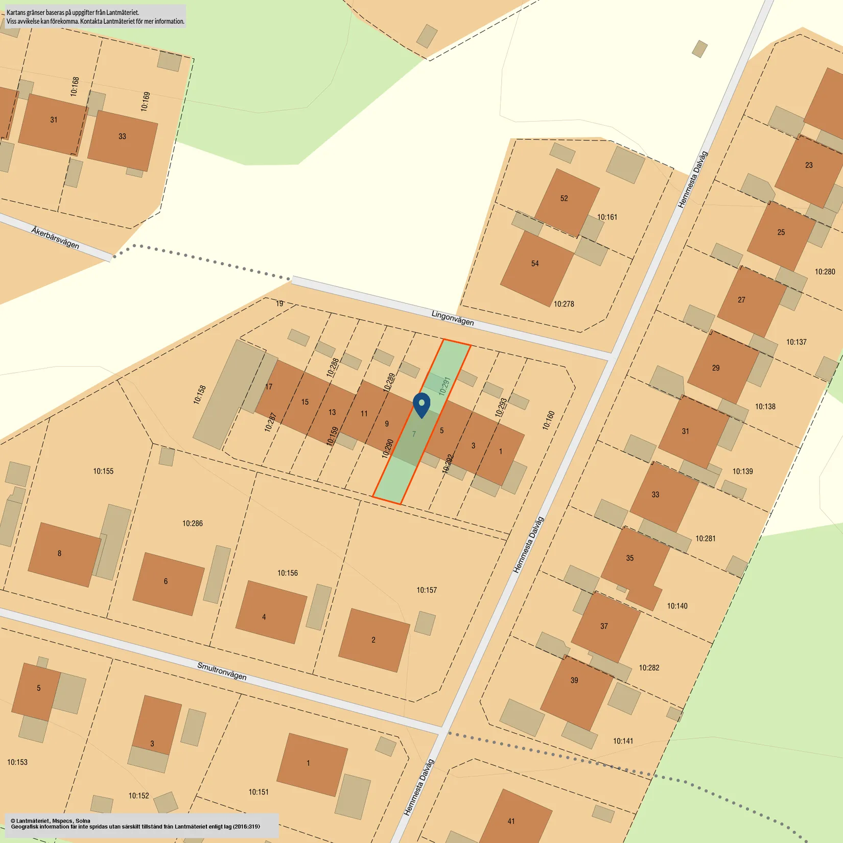 Radhus, Lingonvägen 7, Hemmesta, Värmdö