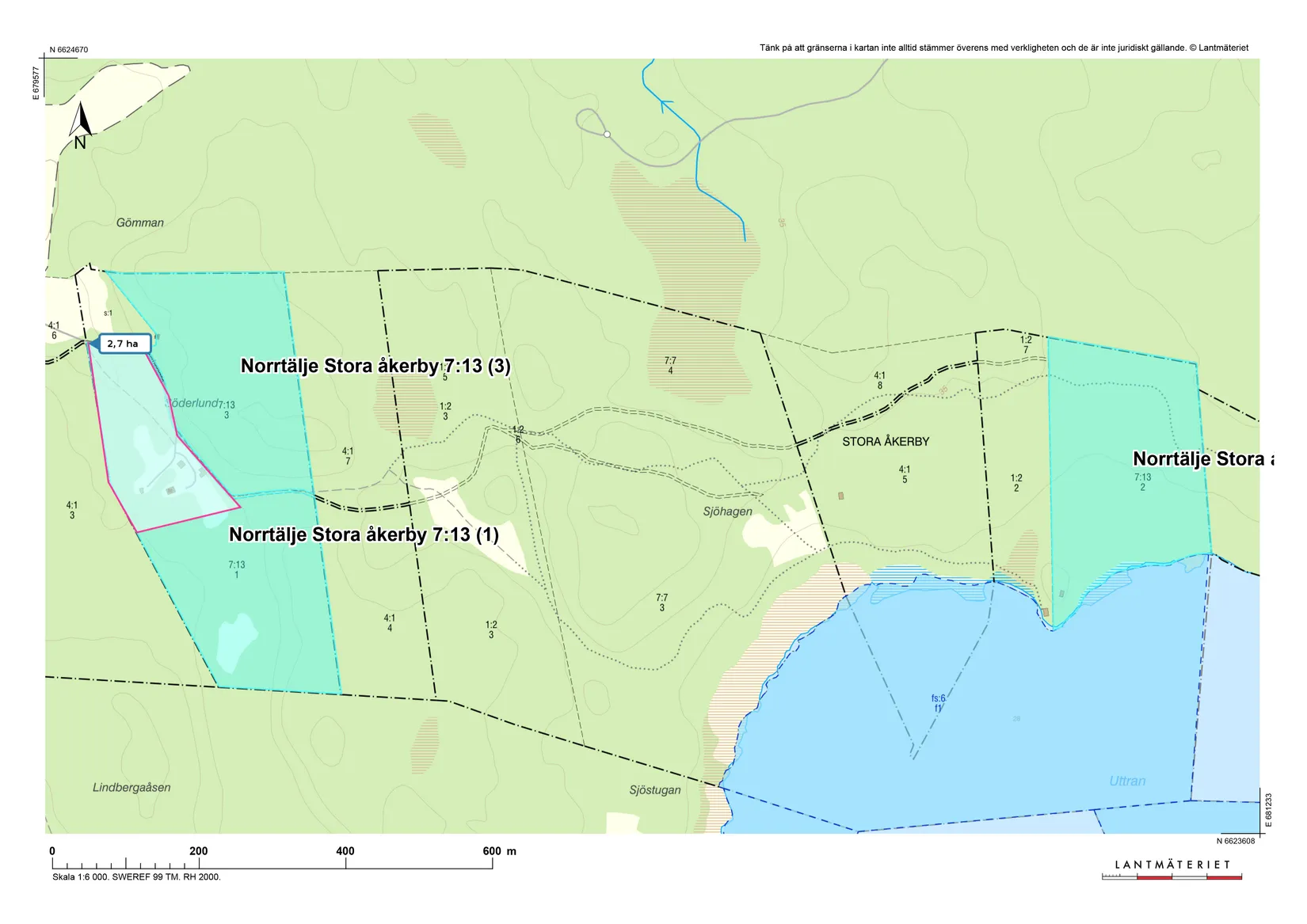 Gård/Skog, Stora Åkerbyvägen 61, Gottröra, Norrtälje