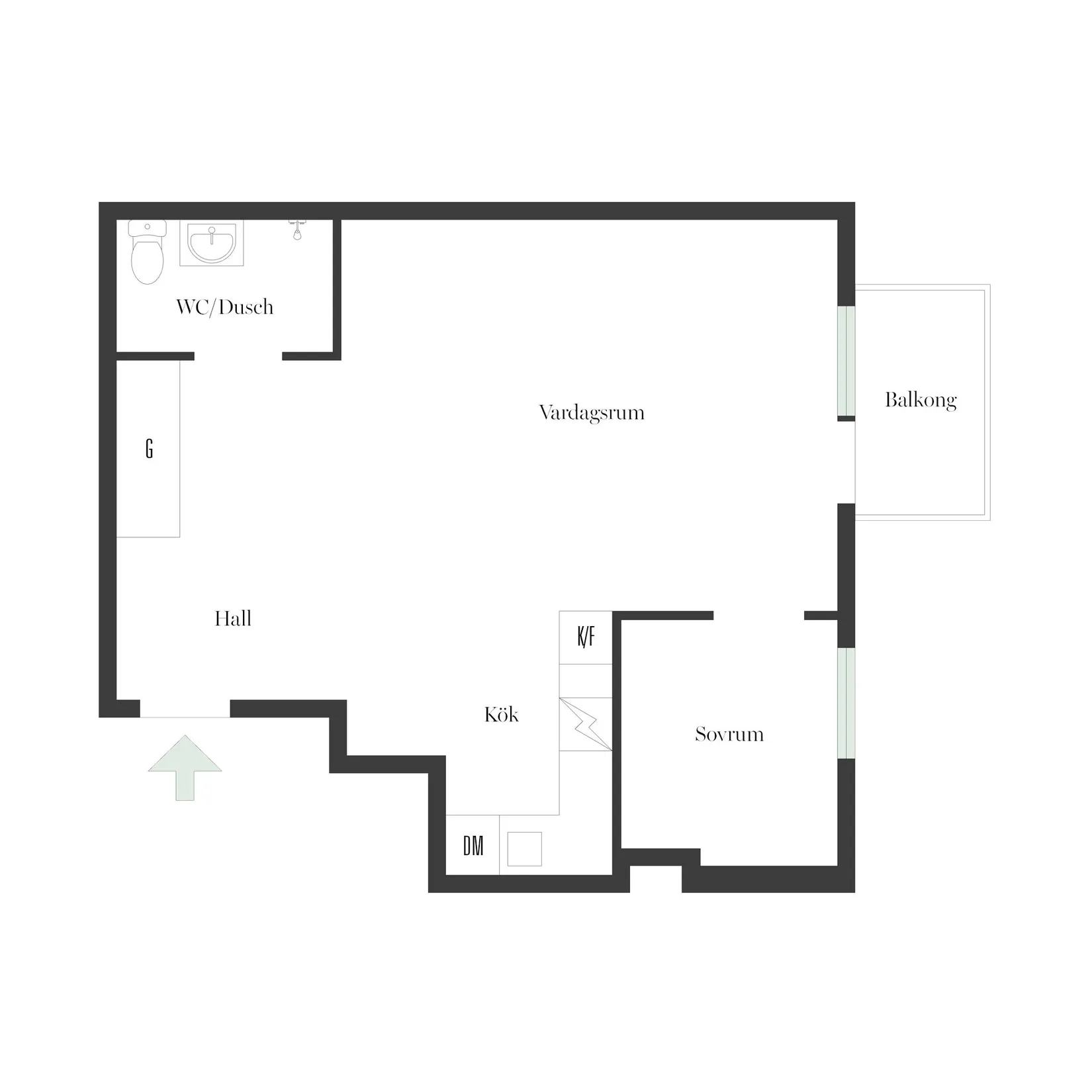 Bostadsrätt, Birger Sjöbergs väg 3, 3tr, Fredhäll, Kungsholmen, Stockholm