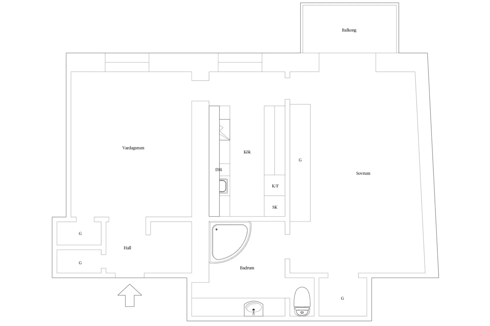 Bostadsrätt, Högalidsgatan 32C, 3tr- gårdshus, Södermalm Högalid, Stockholm