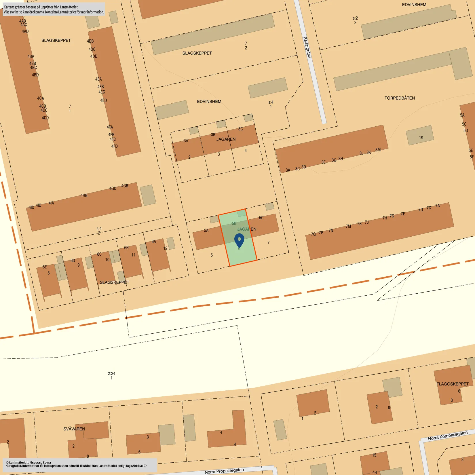 Radhus, Styrbordsgången 5B, Edvinshem, Ystad