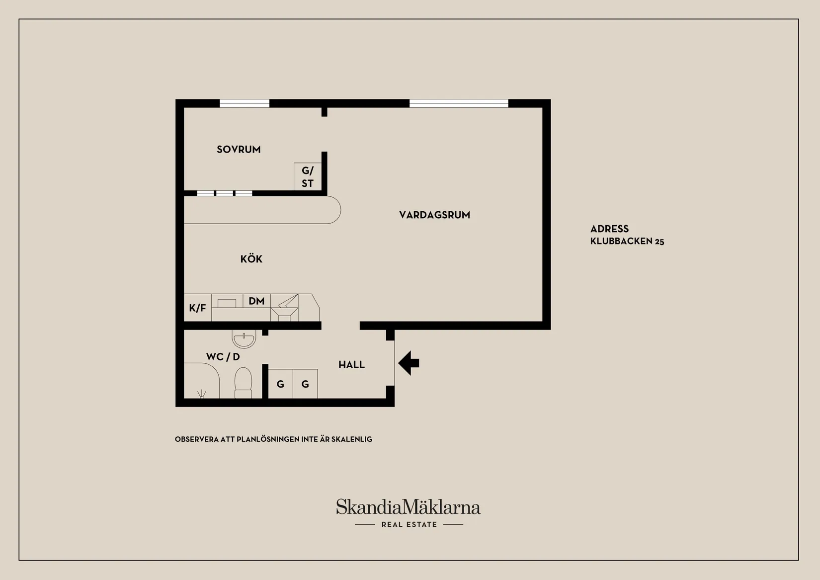 Bostadsrätt, Klubbacken 25, Axelsberg/Mälarhöjden, Stockholm