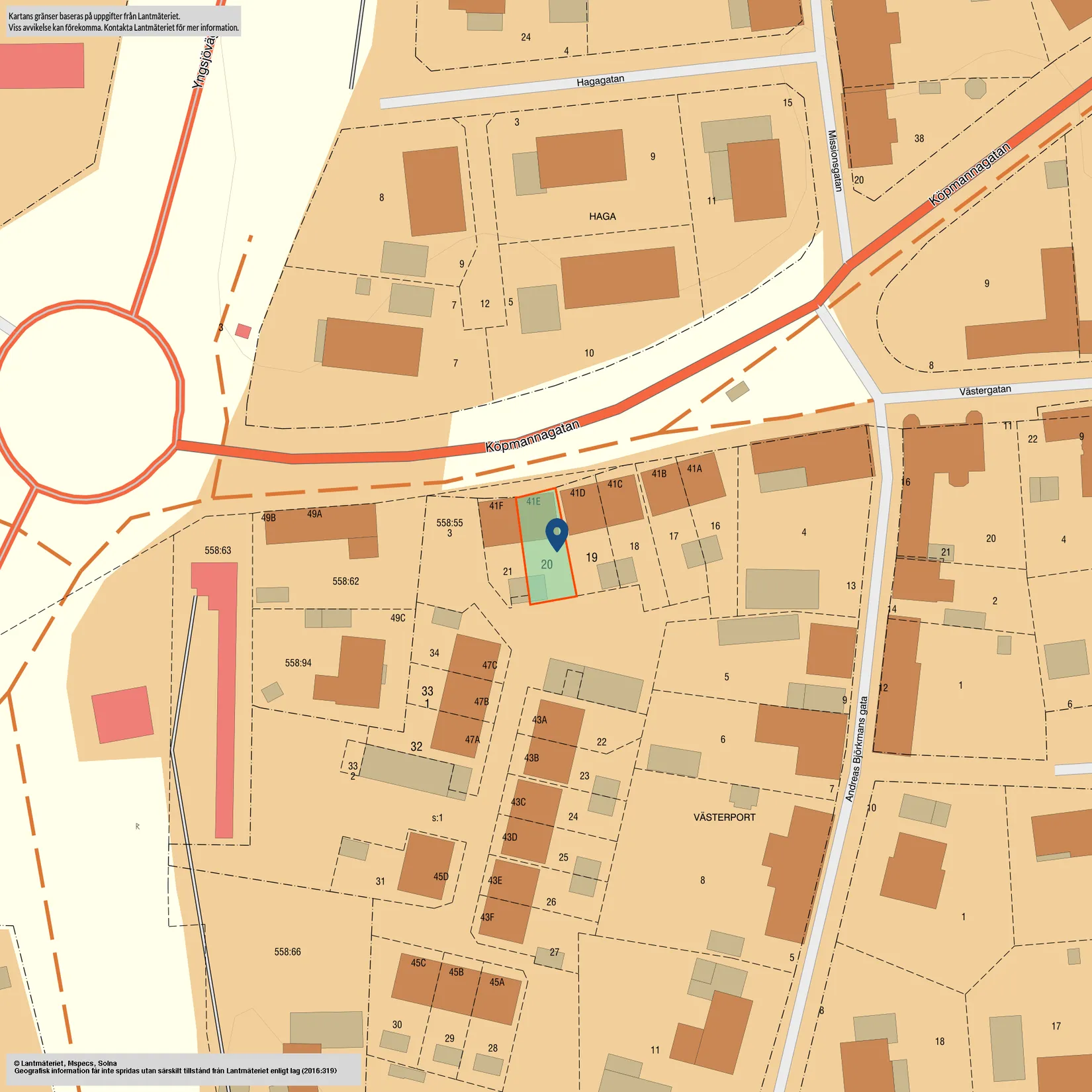 Radhus, Köpmannagatan 41E, ÅHUS - Västerport/repslageriet, Kristianstad