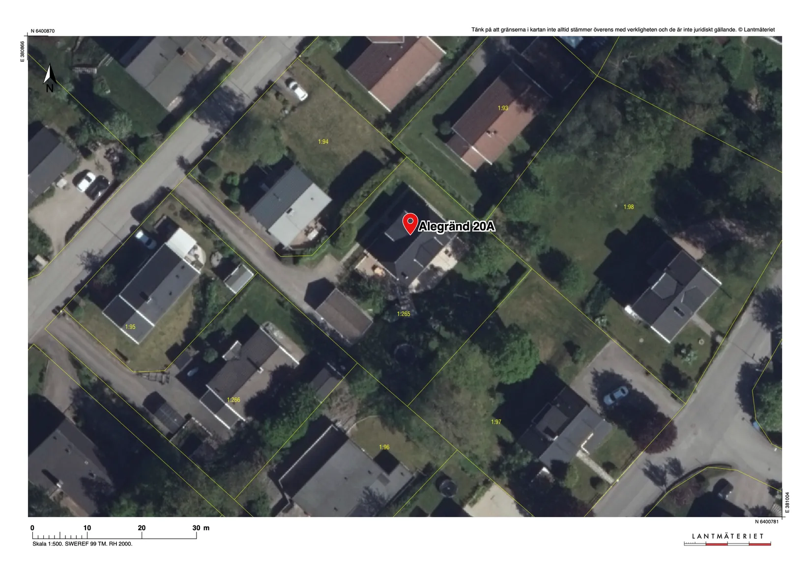 Villa, Alegränd 20A, Brämhult, Borås