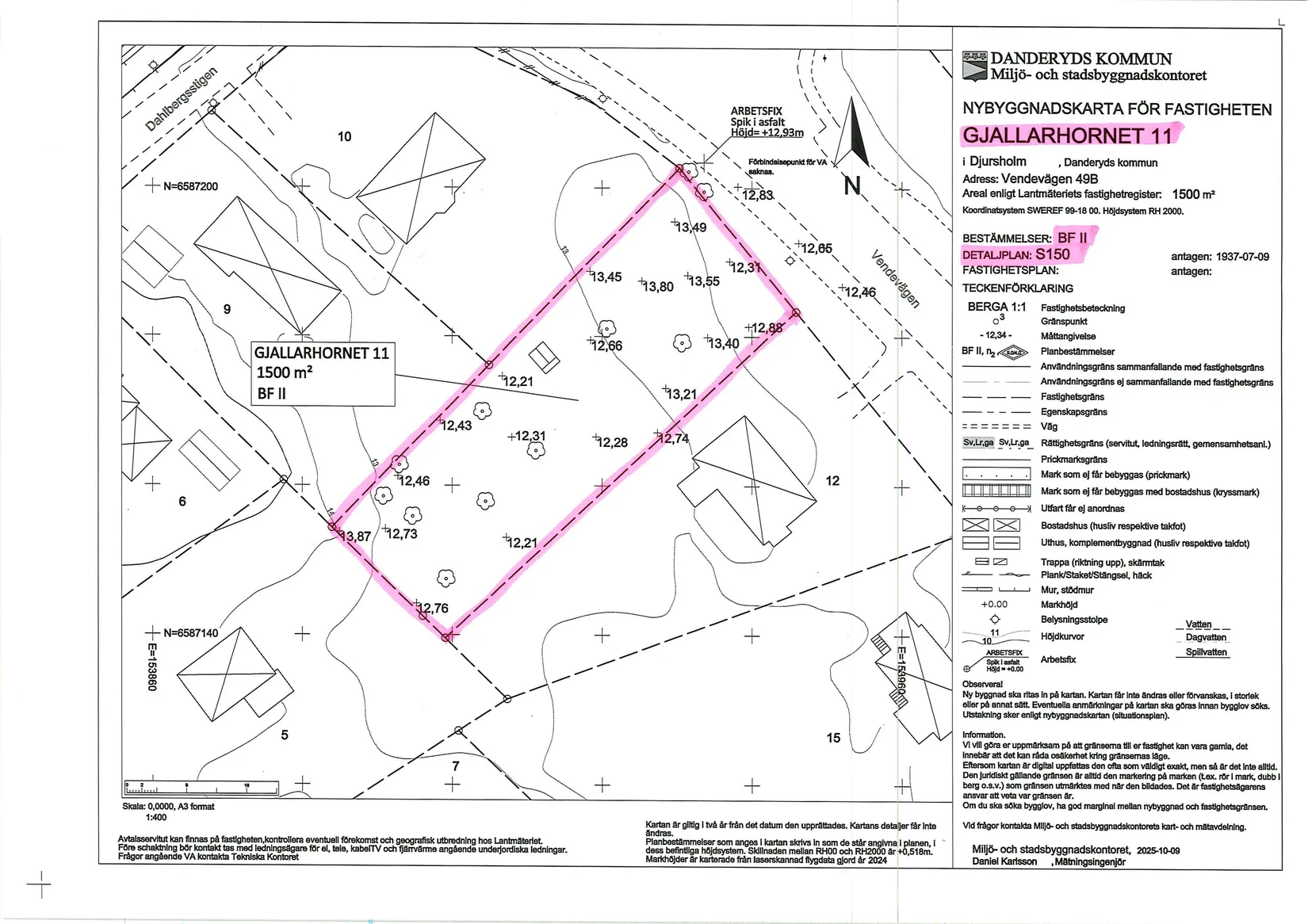 Tomt, Vendevägen 49B, Danderyd