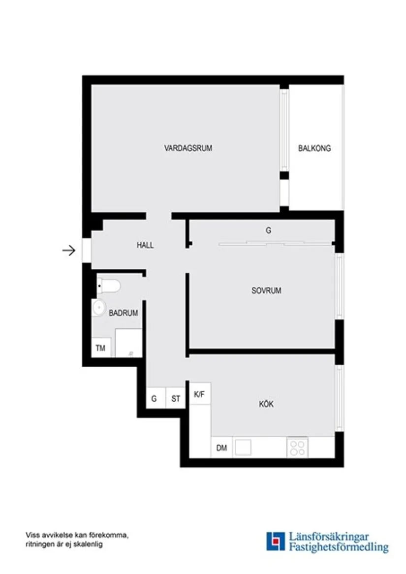 Bostadsrätt, Infanterigatan 19, 8 tr, Huvudsta, Solna