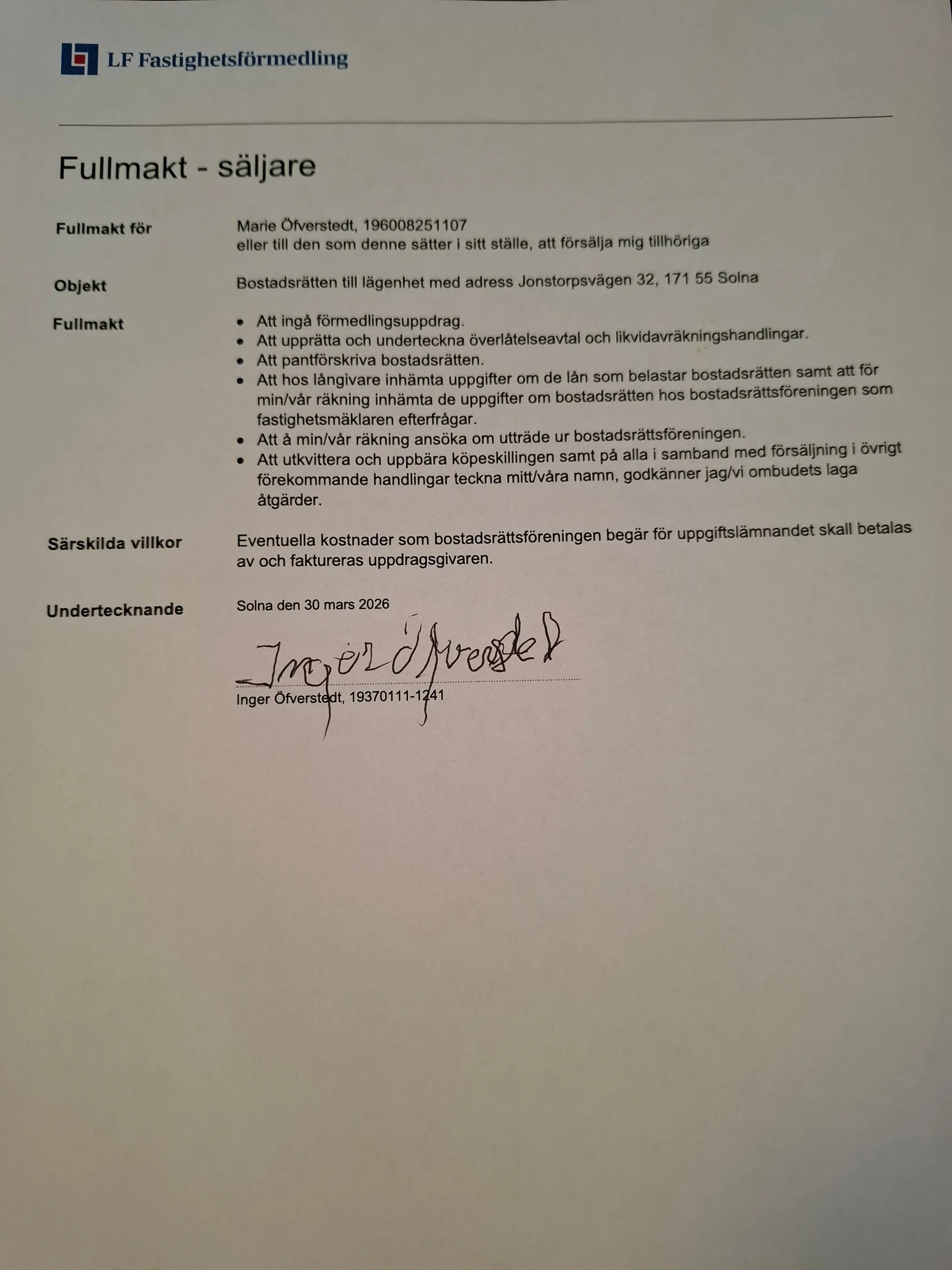 Bostadsrätt, Jonstorpsvägen 32, Huvudsta, Solna