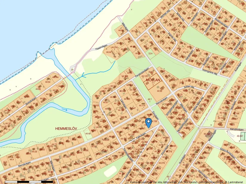 Villa, Falkvägen 43A & B, Riviera, Båstad