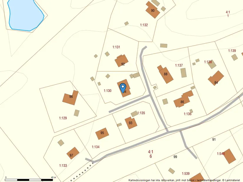 Villa, Skogsborg 94, Skogsborg/Kyrkesund, Tjörn